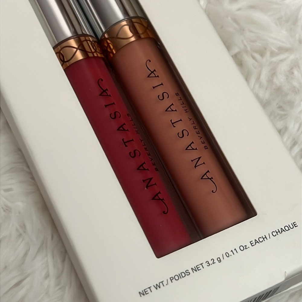 Anastasia Beverly Hills Liquid Lipstick Duo, Kathryn & Stripped NIB - Picture 9 of 10
